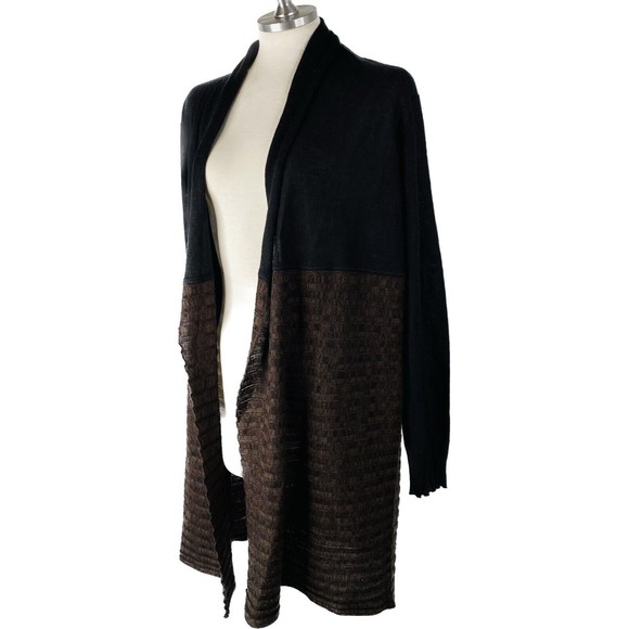 Coldwater Creek Sz M 10-12 Ribbed Sweater Duster - Picture 1 of 14